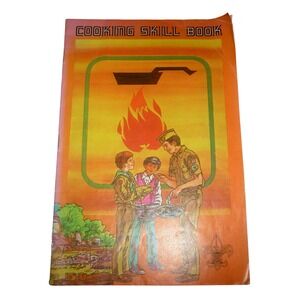 Vintage 1975 Boy Scouts‎ of America Cooking Skill Book BSA Manual 32 Pages